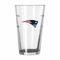 Logo Brands New England Patriots 16oz Satin Etch Pint Glass 619-G16P-10